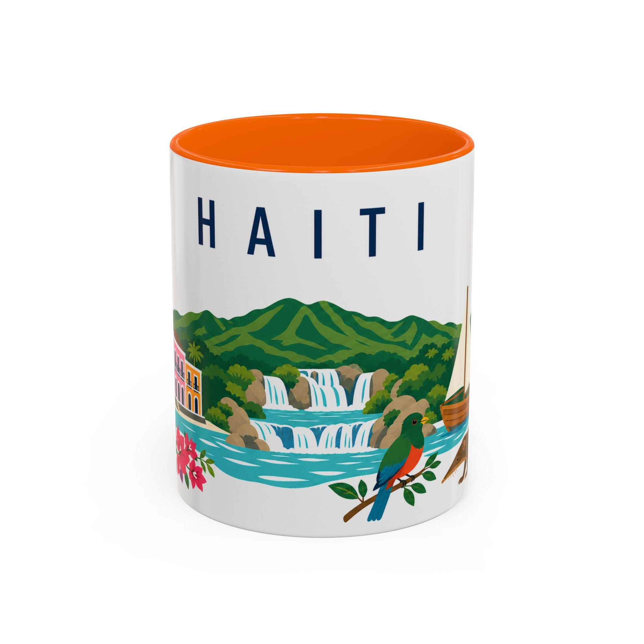 Haiti Coffee Mug | Travel Souvenir Accent Mug | Country Gift Ceramic Cup 11oz 15oz