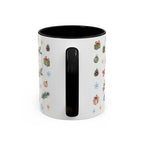 Denali National Park Christmas Mug | Watercolor Travel Souvenir | Holiday Gift | Accent Ceramic Coffee Cup 11oz 15oz
