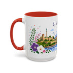 Serbia Coffee Mug | Travel Souvenir Accent Mug | Place Gift Ceramic Cup 11oz 15oz