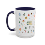 Miami Christmas Mug | Watercolor Art Deco City Souvenir (11oz/15oz)