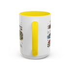 Hawaii Volcanoes National Park Coffee Mug | Hawaii Big Island Lava Volcano Gift | Accent Color Ceramic 11oz 15oz