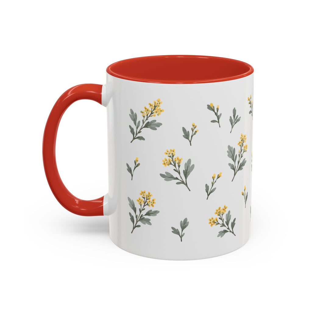 Nevada Sagebrush Mug, State Flower Floral Coffee Cup, 11oz Botanical Gift