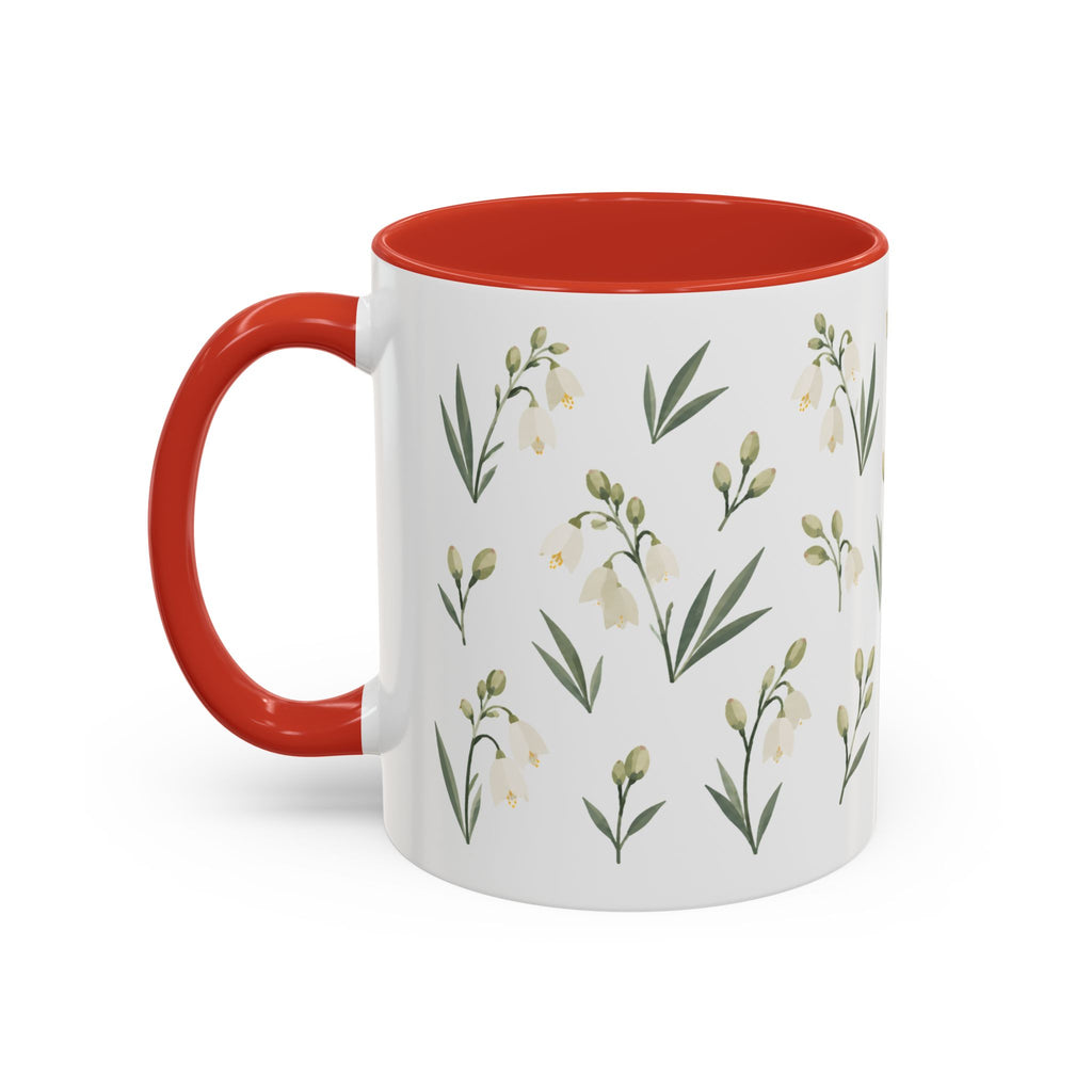 New Mexico Yucca Flower Mug, State Flower Floral Coffee Cup, 11oz Botanical Gift