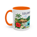 Solomon Islands Coffee Mug | Travel Souvenir Accent Mug | Country Gift Ceramic Cup 11oz 15oz