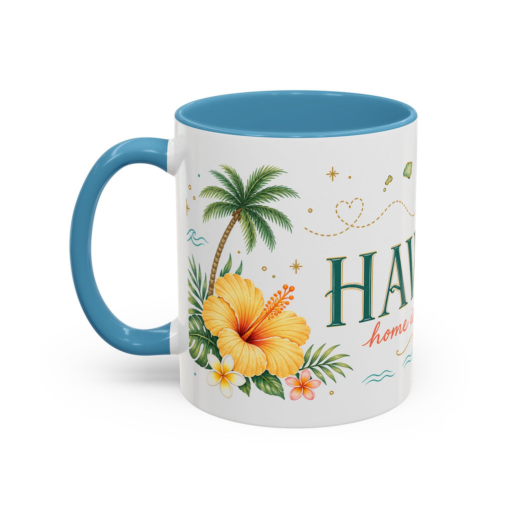 Hawaii State Map Mug | Moving Away Gift | Long Distance Friendship Coffee Cup