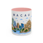 Macau Coffee Mug | Travel Souvenir Accent Mug | Place Gift Ceramic Cup 11oz 15oz