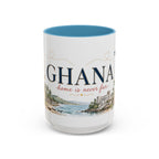 Ghana Home Country Mug | Moving Away Gift | Long Distance Friendship | 11 oz 15 oz Accent Mug