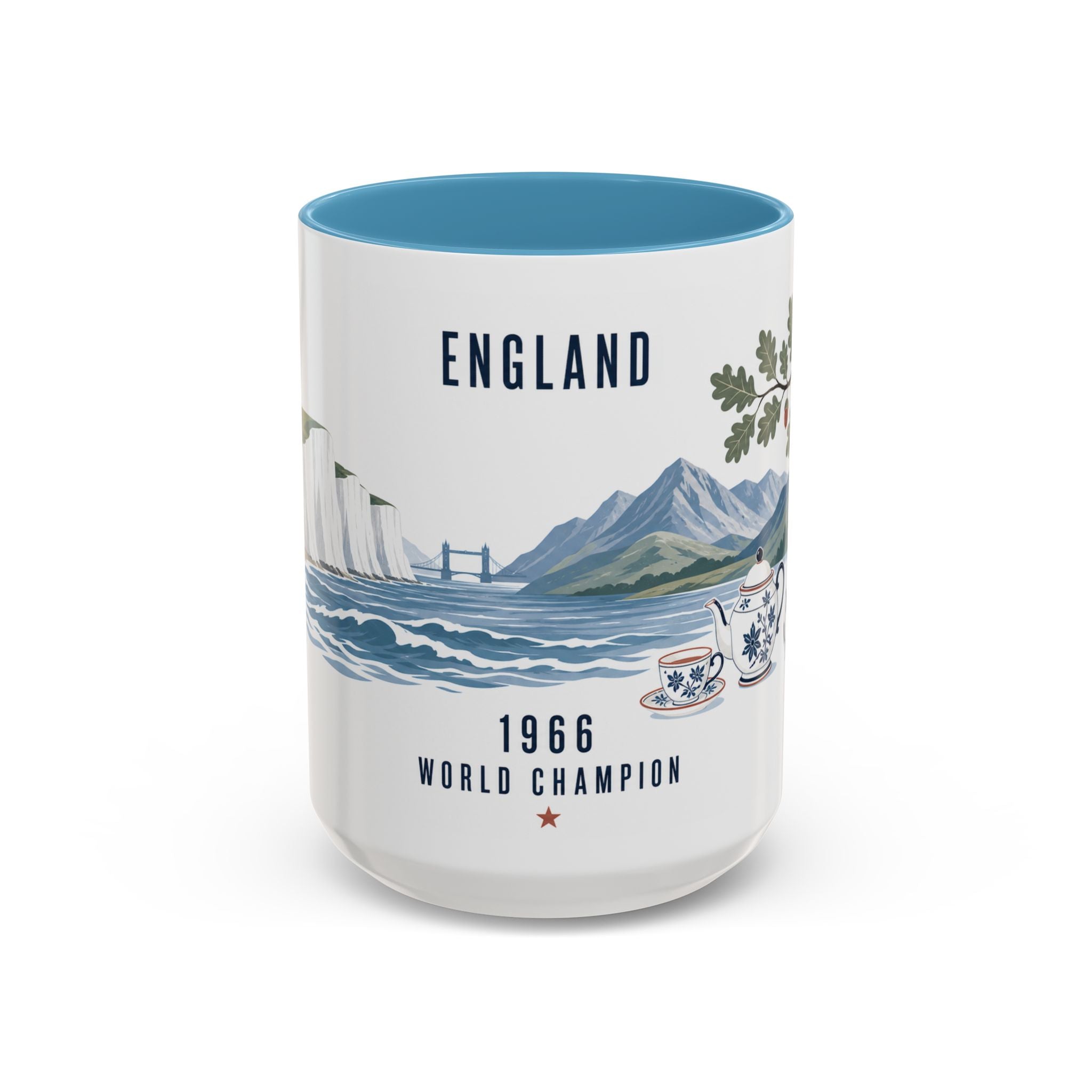 England 1966 World Champion Mug | English Soccer Fan Gift | Football Championship Coffee Cup | 11oz 15oz Accent Mug