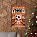 Netherlands Soccer Fan Art Poster | Matte Vertical Poster | World Cup 2026 Wall Decor
