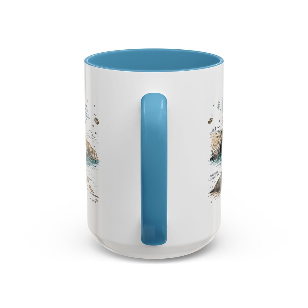Channel Islands National Park Coffee Mug | California Island Wildlife Marine Gift | Accent Color Ceramic 11oz 15oz