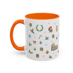 Rome Christmas Mug | Watercolor City Souvenir | Ceramic Coffee Cup
