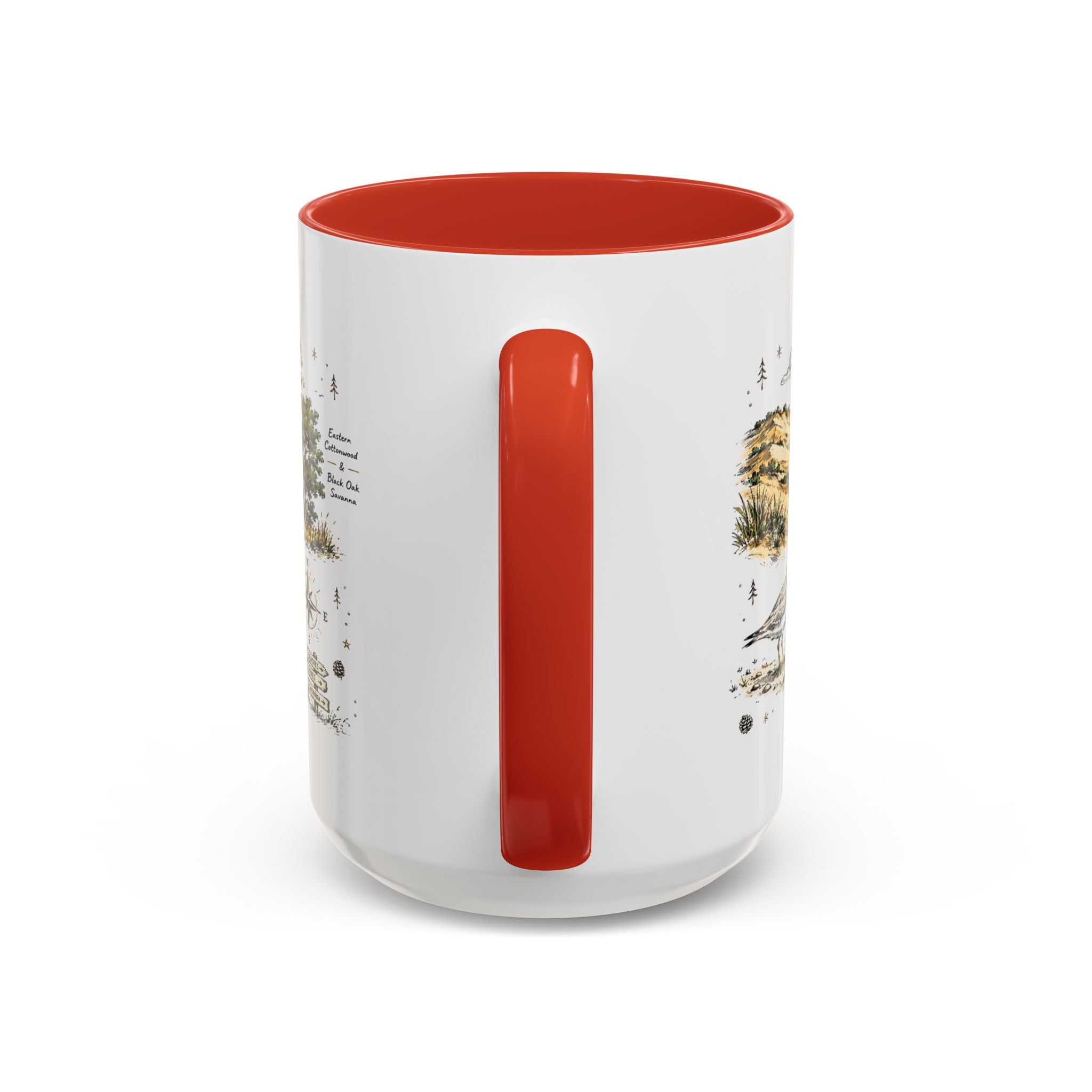 Indiana Dunes National Park Coffee Mug | Indiana Lake Michigan Beach Gift | Accent Color Ceramic 11oz 15oz
