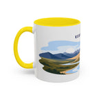 Kobuk Valley National Park Coffee Mug | Solid Color Block Park Souvenir | 11oz 15oz Accent Mug