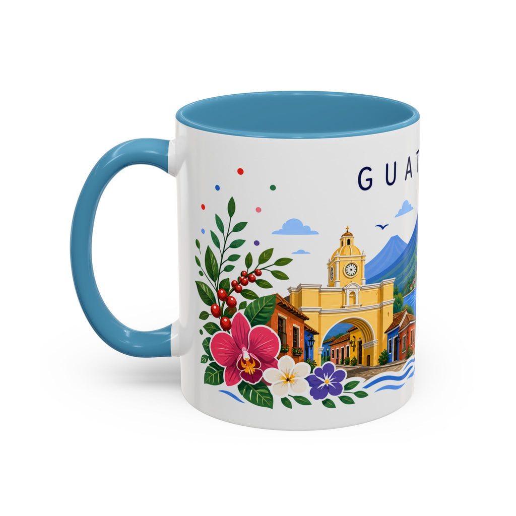 Guatemala Coffee Mug | Travel Souvenir Accent Mug | Place Gift Ceramic Cup 11oz 15oz