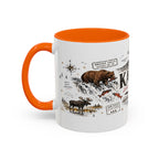 Katmai National Park Coffee Mug | Alaska Bear Watching Wildlife Gift | Accent Color Ceramic 11oz 15oz