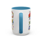 Honolulu Illustrated Travel Mug | City Souvenir Accent Coffee Mug | 11oz 15oz Ceramic Cup