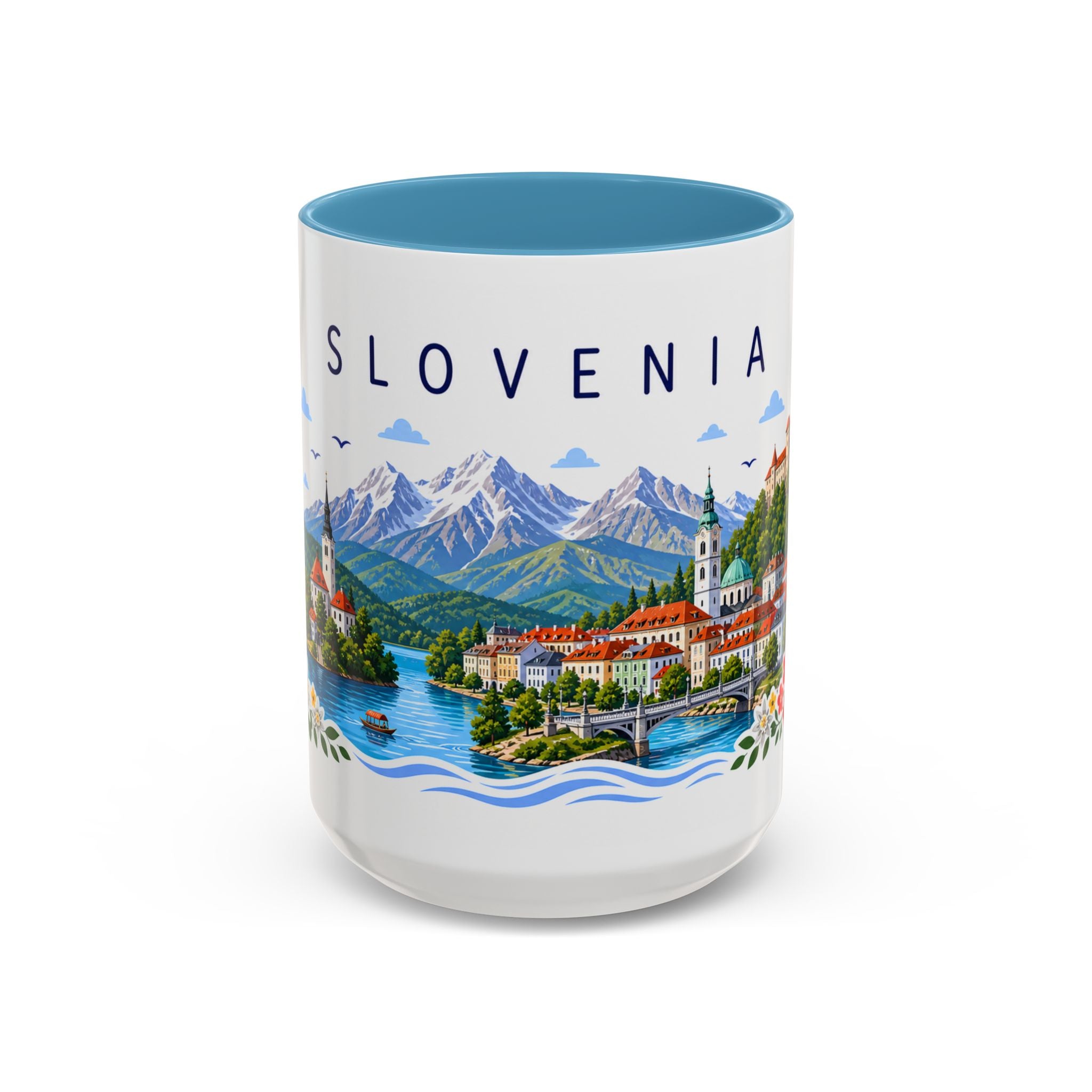 Slovenia Coffee Mug | Travel Souvenir Accent Mug | Place Gift Ceramic Cup 11oz 15oz