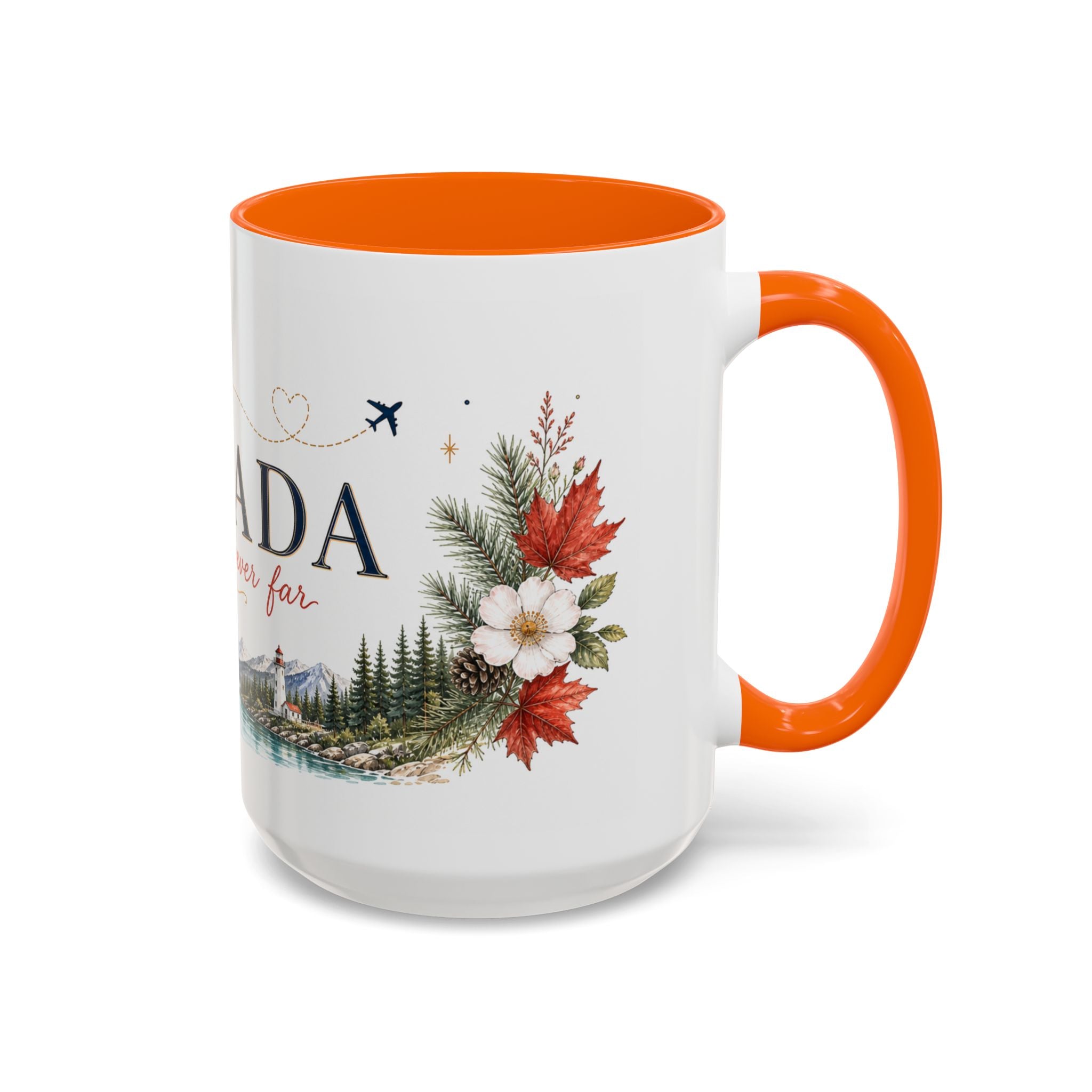 Canada Home Country Mug | Moving Away Gift | Long Distance Friendship | 11 oz 15 oz Accent Mug