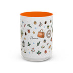 Florence Christmas Mug | Watercolor City Souvenir | Ceramic Coffee Cup (11oz 15oz)