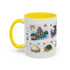 Hanoi Coffee Mug | Postage Stamp Collage Mug | Travel Souvenir Accent Cup 11oz 15oz