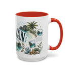 Palawan Coffee Mug | Travel Destination Souvenir Gift | Accent Color Ceramic 11oz 15oz