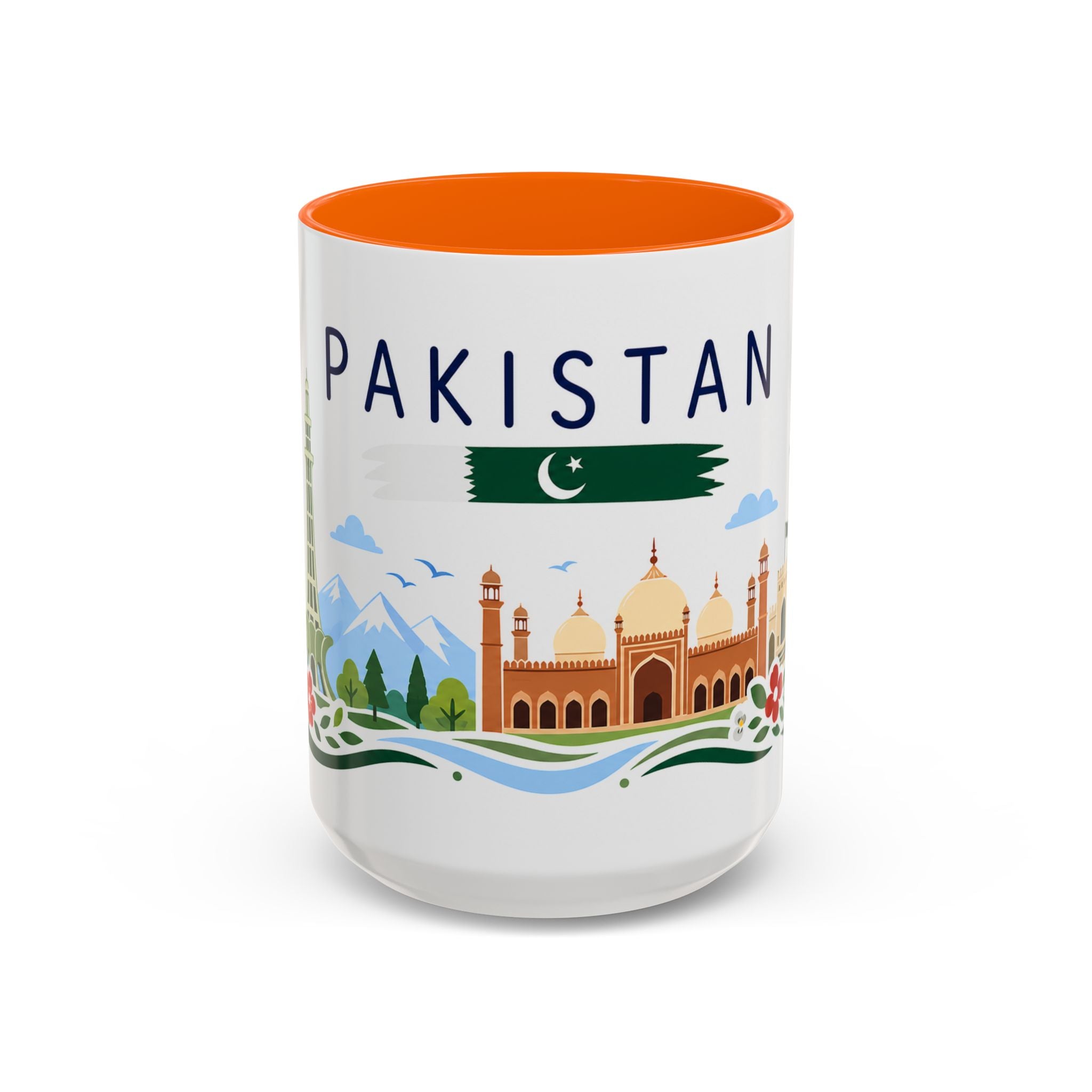Pakistan Coffee Mug | Travel Souvenir Accent Mug | Country Gift Ceramic Cup 11oz 15oz