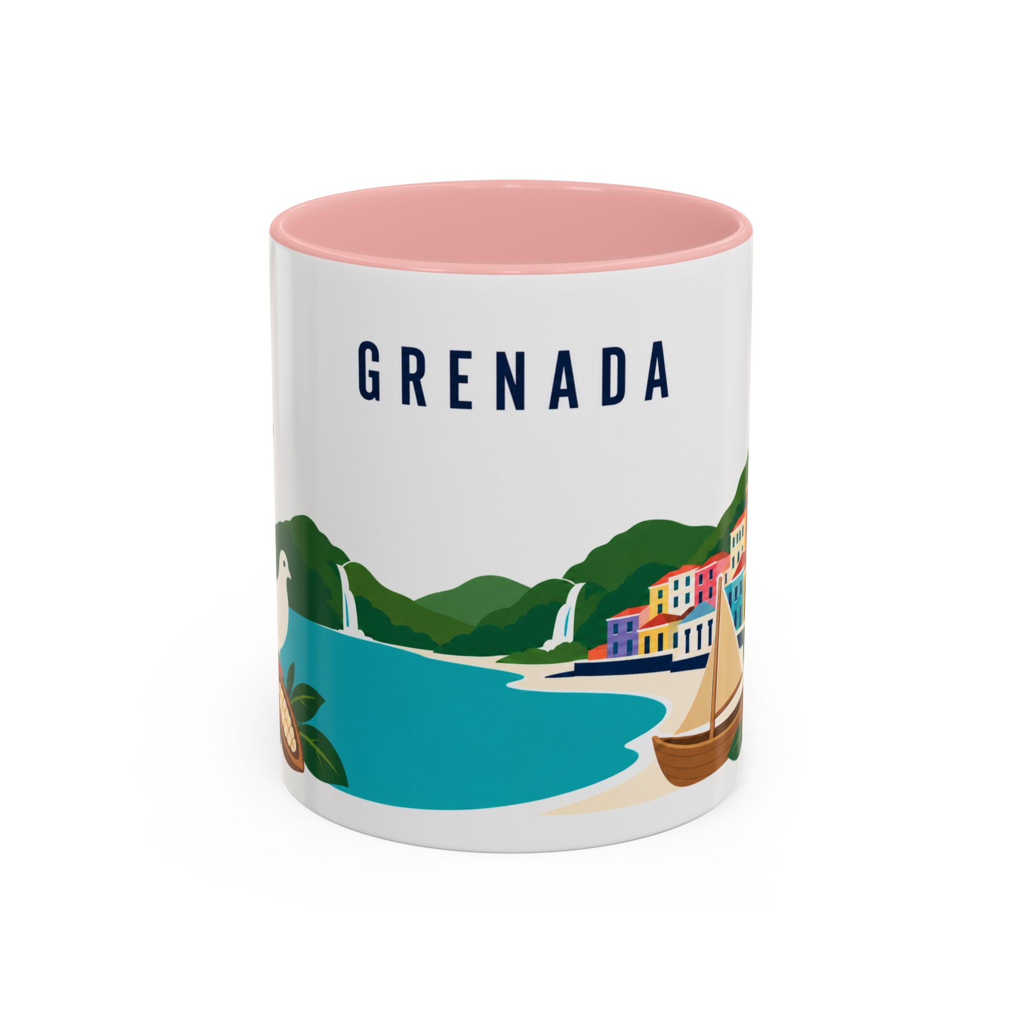 Grenada Coffee Mug | Travel Souvenir Accent Mug | Country Gift Ceramic Cup 11oz 15oz