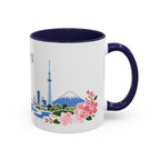 Tokyo Coffee Mug | Japan Travel Souvenir | Porcelain Decal City Gift | 11oz 15oz Accent Mug