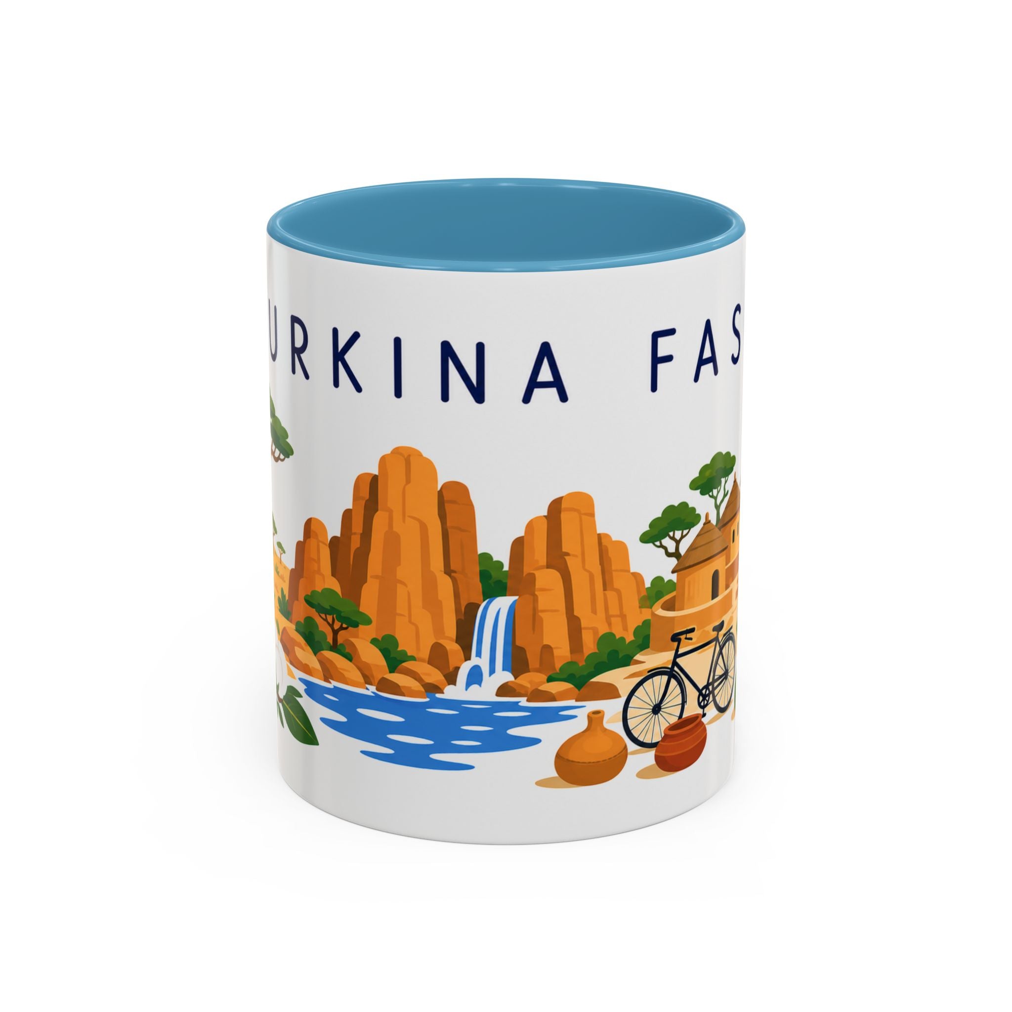 Burkina Faso Coffee Mug | Travel Souvenir Accent Mug | Country Gift Ceramic Cup 11oz 15oz