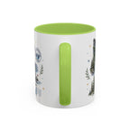 Norwegian Fjords Coffee Mug | Travel Destination Souvenir Gift | Accent Color Ceramic 11oz 15oz