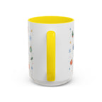Christmas Ornament Mug | Snowflake Watercolor Holiday Gift | Accent Cup 11oz 15oz