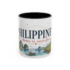 Philippines Home Country Mug | Moving Away Gift | Long Distance Friendship | 11 oz 15 oz Accent Mug
