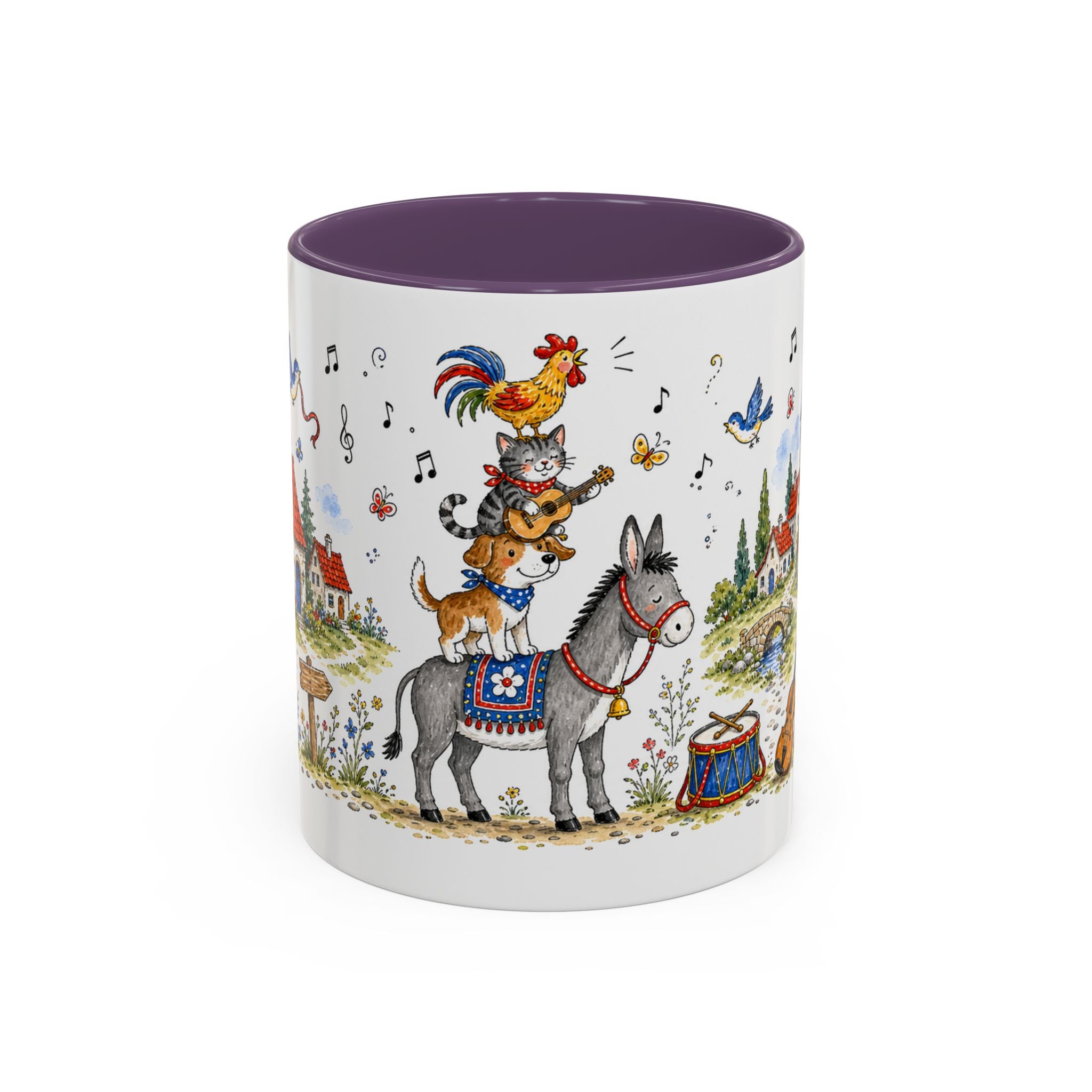 Bremen Town Musicians Mug | Storybook Accent Coffee Mug | EveryLegend