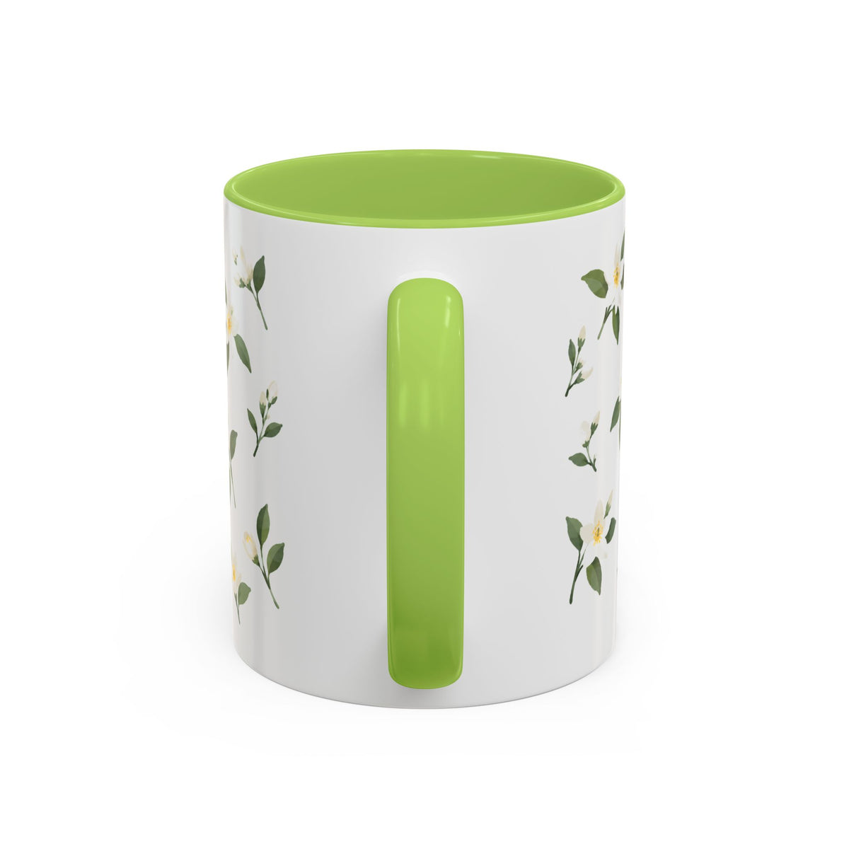 Florida Orange blossom Mug, State Flower Floral Coffee Cup, 11oz Botanical Gift