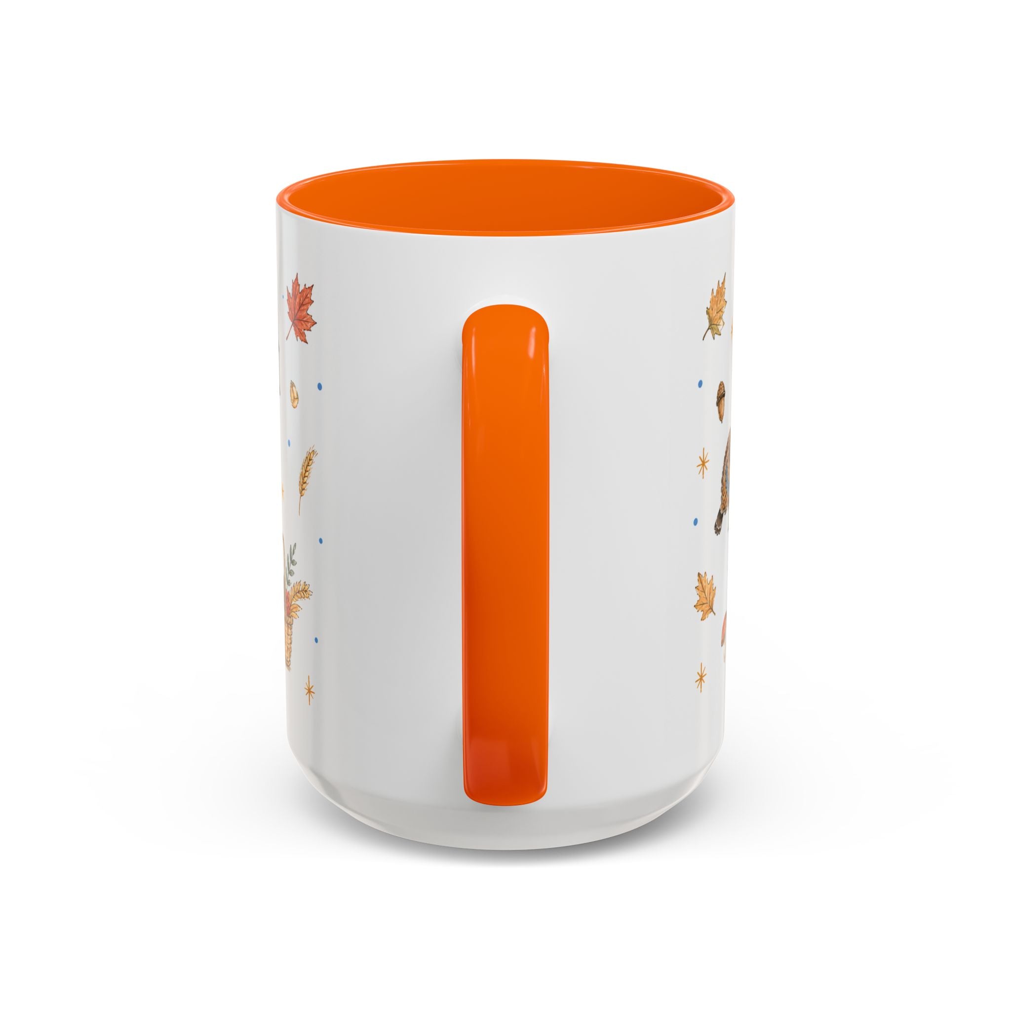 Thanksgiving Turkey Mug | Friendly Woodland Watercolor Gift | Autumn Accent Cup 11oz 15oz