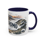 Mount Bromo Mug, Indonesia Travel Souvenir, Bucket List Gift, Accent Ceramic Coffee Mug 11oz 15oz