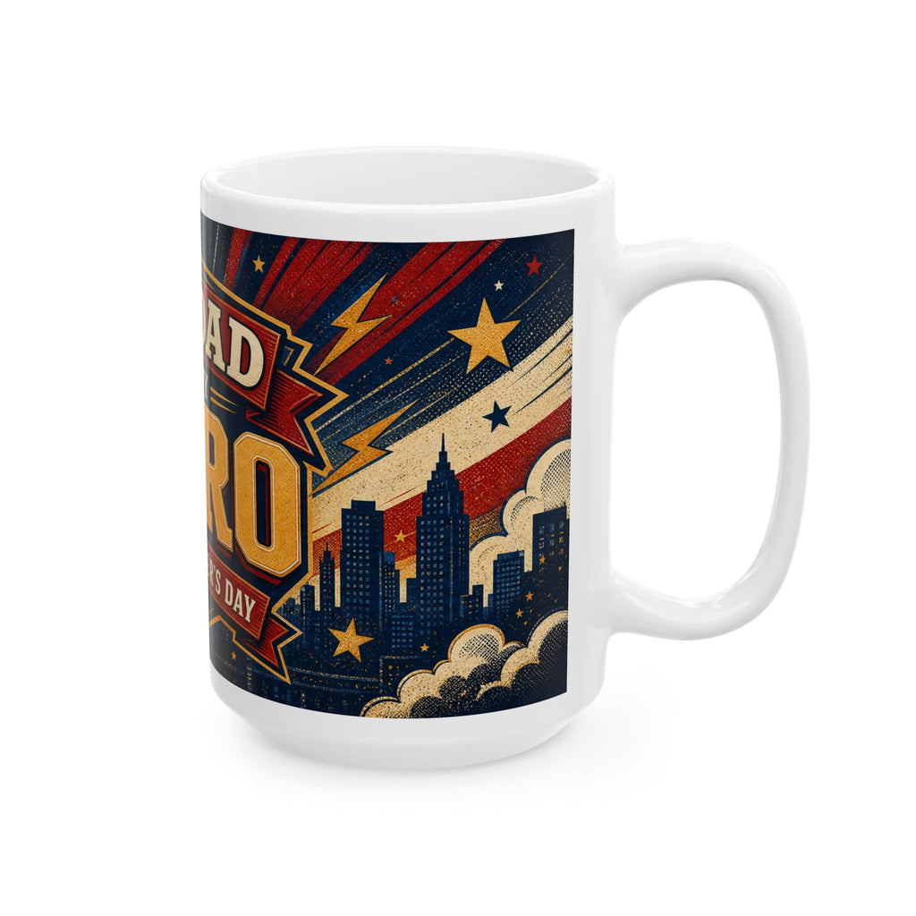 My Dad Is My Hero Father's Day Coffee Mug | Dad Gift | Ceramic 11oz 15oz Cup