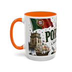 Portugal Soccer Coffee Mug | World Cup Fan Gift | Accent Color Ceramic 11oz 15oz Match Day Cup