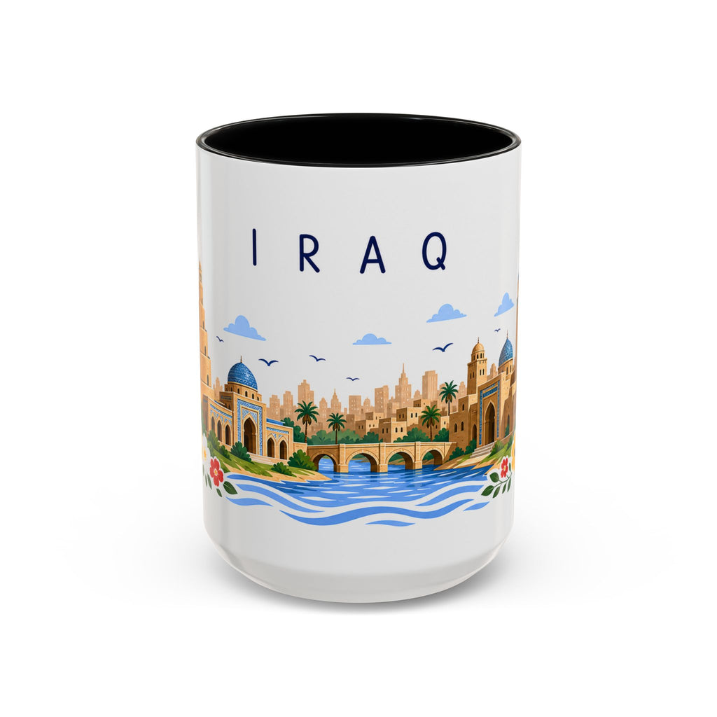 Iraq Coffee Mug | Travel Souvenir Accent Mug | Place Gift Ceramic Cup 11oz 15oz