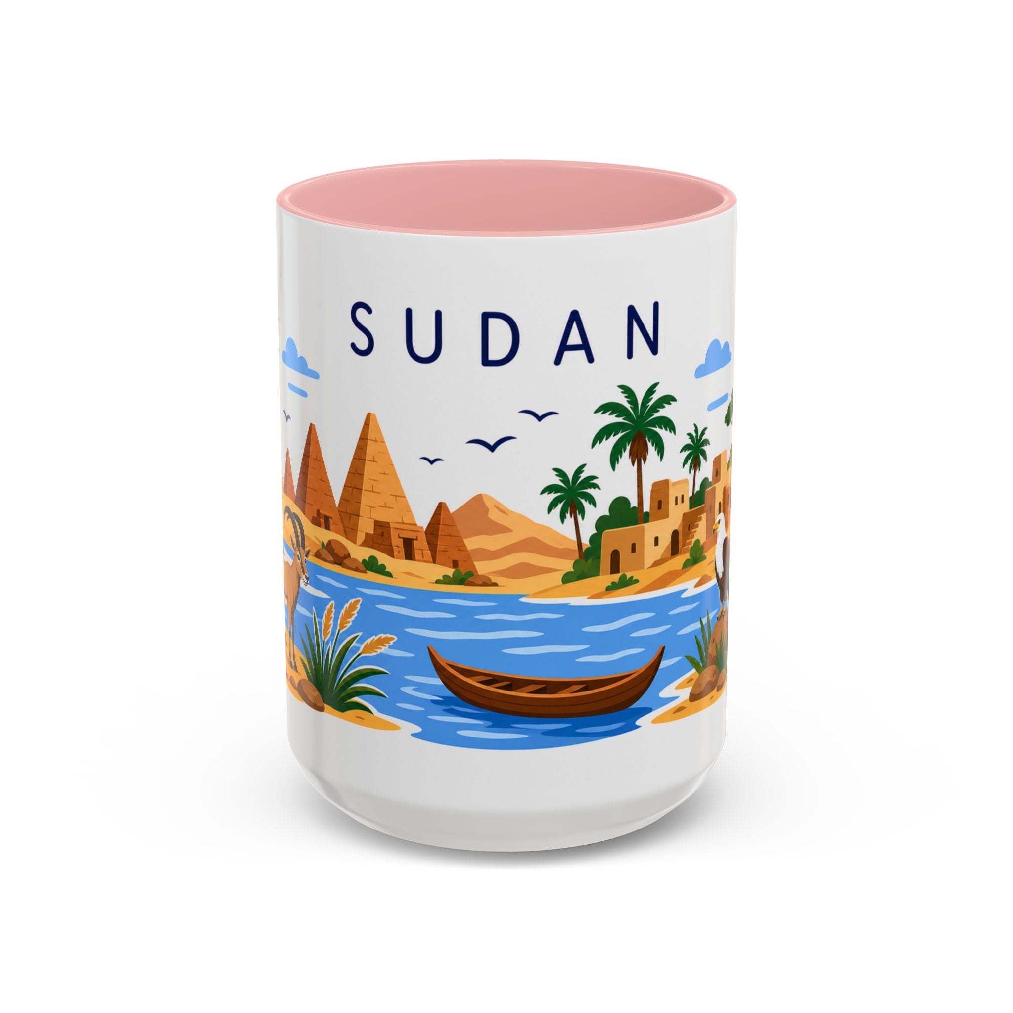 Sudan Home Country Mug | Moving Away Gift | Long Distance Friendship | 11 oz 15 oz Accent Mug