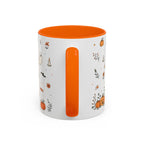 Halloween Party Mug | Ghost Black Cat Candy Watercolor Gift | Accent Cup 11oz 15oz