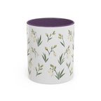 New Mexico Yucca Flower Mug, State Flower Floral Coffee Cup, 11oz Botanical Gift
