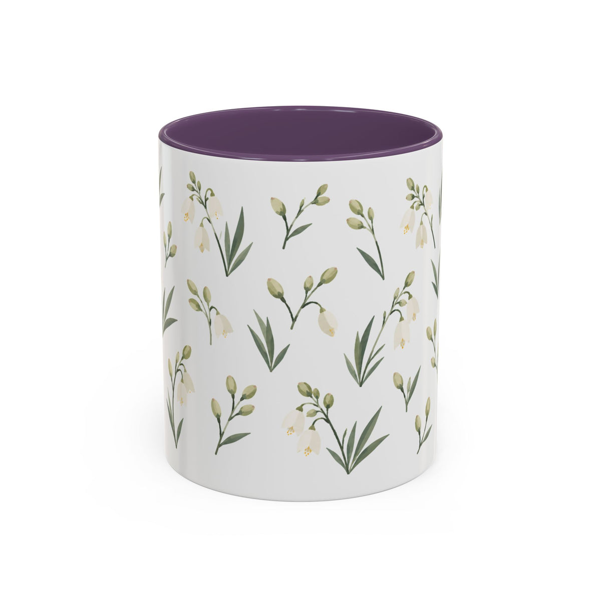 New Mexico Yucca Flower Mug, State Flower Floral Coffee Cup, 11oz Botanical Gift