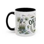 Okavango Delta Coffee Mug | Travel Destination Souvenir Gift | Accent Color Ceramic 11oz 15oz