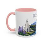 Iceland Coffee Mug | Travel Souvenir Accent Mug | Country Gift Ceramic Cup 11oz 15oz