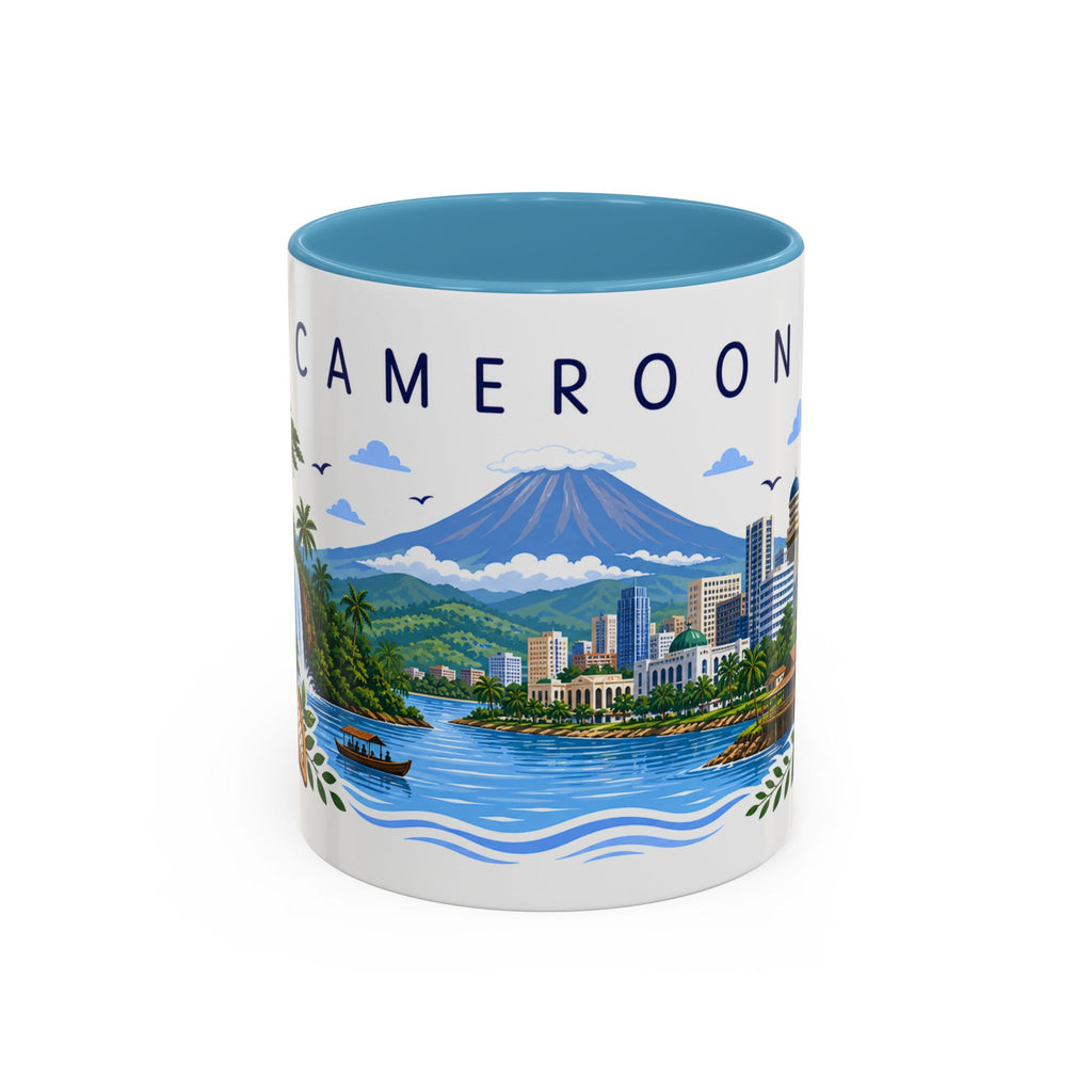 Cameroon Coffee Mug | Travel Souvenir Accent Mug | Place Gift Ceramic Cup 11oz 15oz
