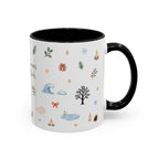 Indiana Dunes National Park Christmas Mug | Watercolor Travel Souvenir | Holiday Gift | Accent Ceramic Coffee Cup 11oz 15oz