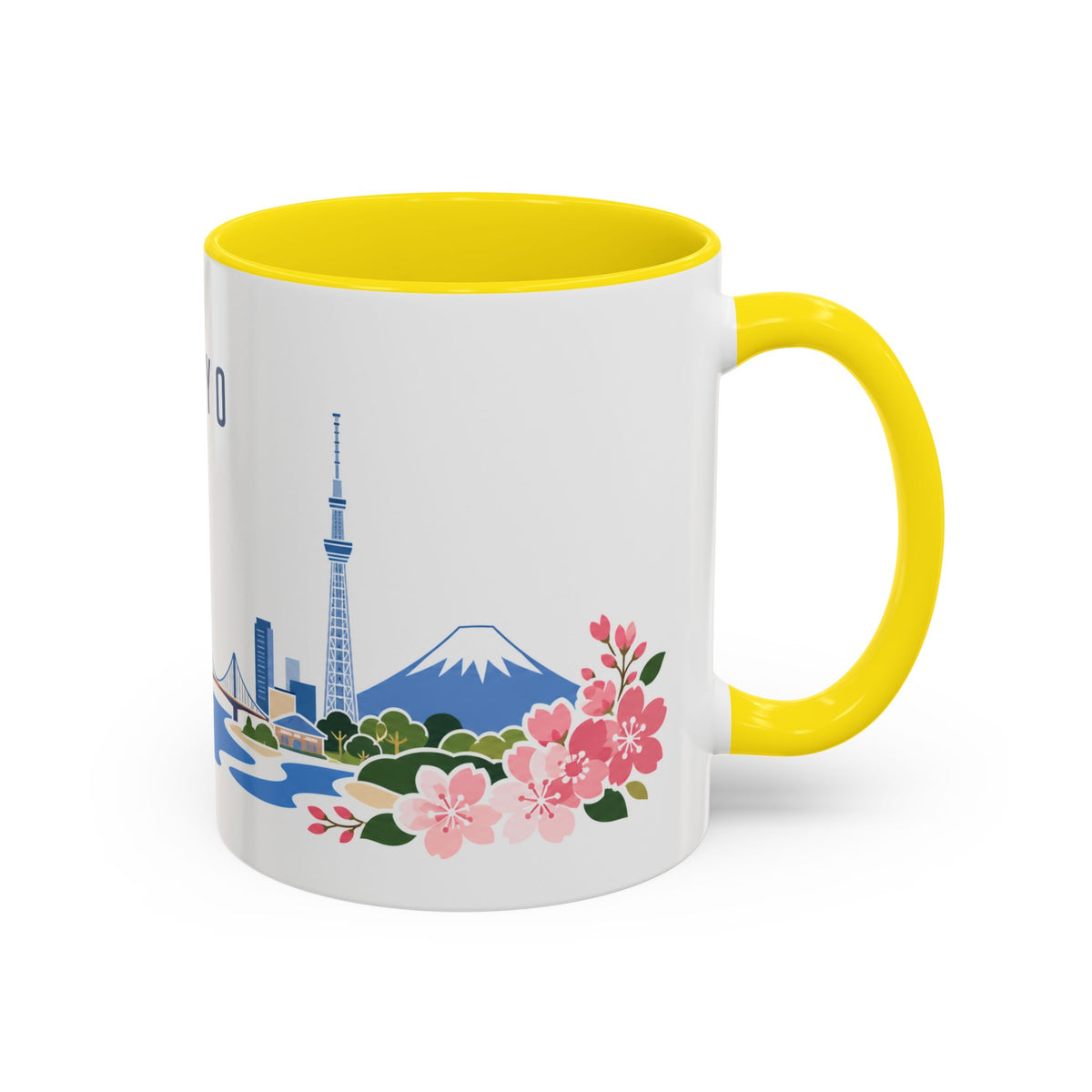 Tokyo Coffee Mug | Japan Travel Souvenir | Porcelain Decal City Gift | 11oz 15oz Accent Mug