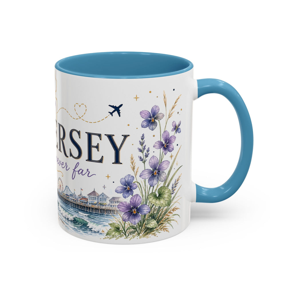 New Jersey Home State Mug | Moving Away Gift | Long Distance Friendship Coffee Cup | 11oz 15oz Accent Mug