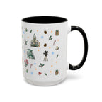 Los Angeles Christmas Mug | Watercolor City Souvenir | Ceramic Coffee Cup (11oz or 15oz)